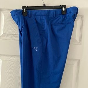 Puma Mens Golf Pants in Blue 36X34